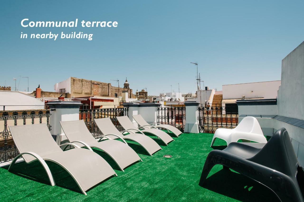 Hostly Acetres 1B-2B Center-Fibre-Conmunal Terrace-Parking Optional Seville Exterior photo